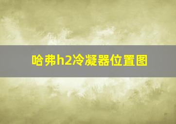 哈弗h2冷凝器位置图