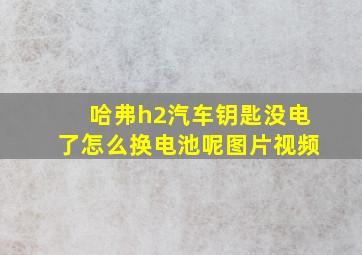 哈弗h2汽车钥匙没电了怎么换电池呢图片视频