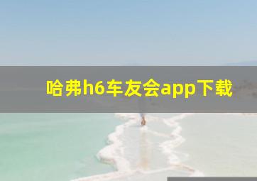 哈弗h6车友会app下载