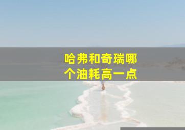 哈弗和奇瑞哪个油耗高一点