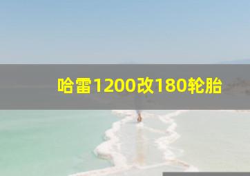 哈雷1200改180轮胎