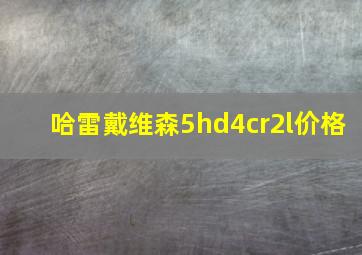 哈雷戴维森5hd4cr2l价格