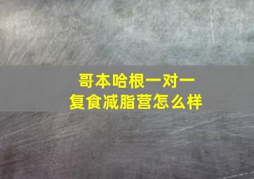 哥本哈根一对一复食减脂营怎么样