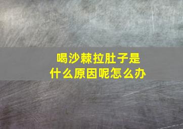 喝沙棘拉肚子是什么原因呢怎么办