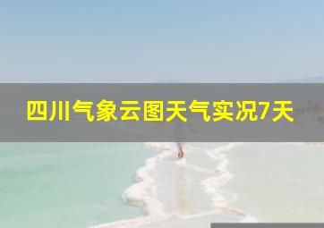 四川气象云图天气实况7天