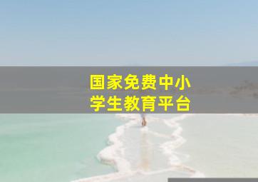 国家免费中小学生教育平台