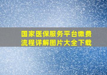 国家医保服务平台缴费流程详解图片大全下载