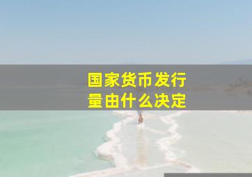 国家货币发行量由什么决定