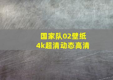 国家队02壁纸4k超清动态高清