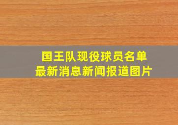 国王队现役球员名单最新消息新闻报道图片