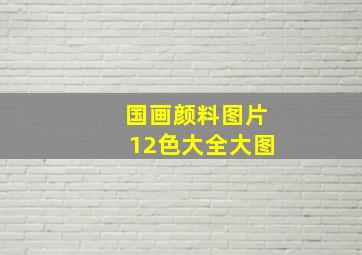 国画颜料图片12色大全大图