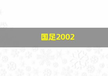 国足2002