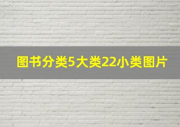 图书分类5大类22小类图片