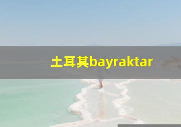 土耳其bayraktar