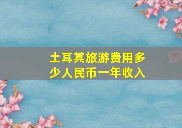 土耳其旅游费用多少人民币一年收入