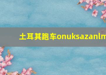 土耳其跑车onuksazanlm