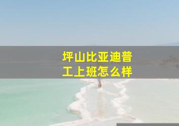 坪山比亚迪普工上班怎么样