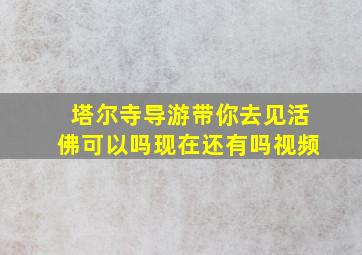 塔尔寺导游带你去见活佛可以吗现在还有吗视频