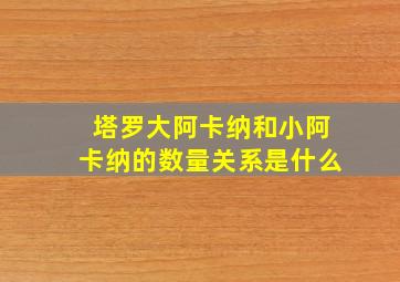 塔罗大阿卡纳和小阿卡纳的数量关系是什么