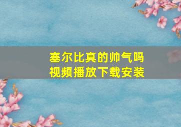 塞尔比真的帅气吗视频播放下载安装