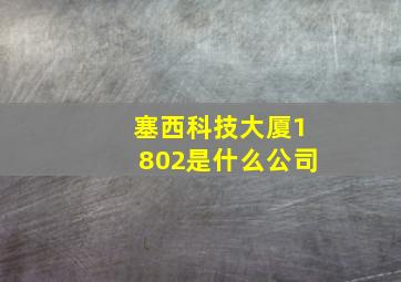 塞西科技大厦1802是什么公司