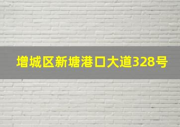 增城区新塘港口大道328号