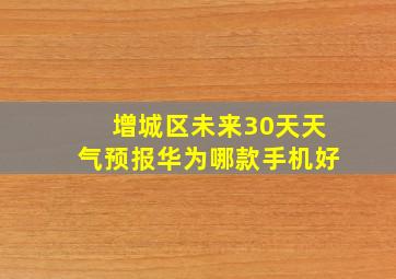 增城区未来30天天气预报华为哪款手机好