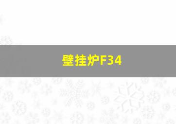 壁挂炉F34