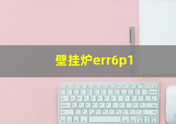 壁挂炉err6p1