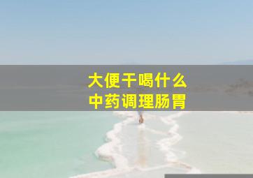 大便干喝什么中药调理肠胃