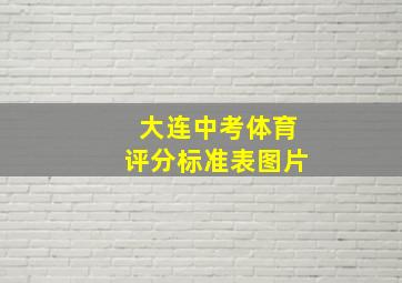 大连中考体育评分标准表图片