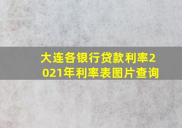 大连各银行贷款利率2021年利率表图片查询