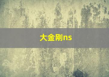 大金刚ns