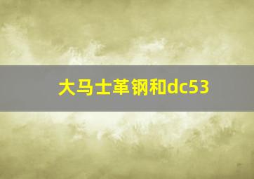 大马士革钢和dc53