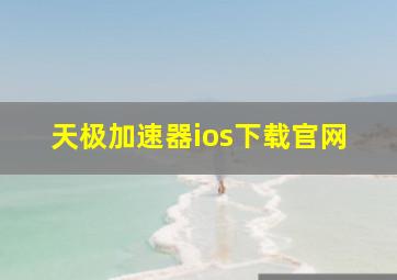 天极加速器ios下载官网