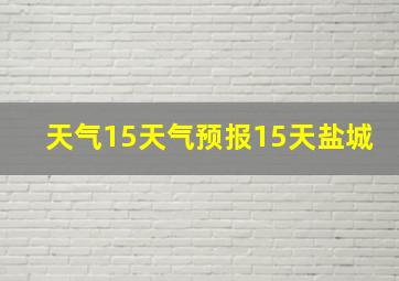 天气15天气预报15天盐城