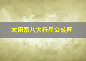 太阳系八大行星公转图