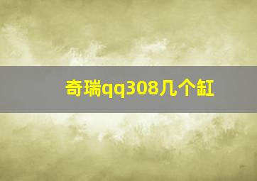 奇瑞qq308几个缸