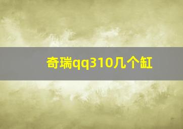 奇瑞qq310几个缸