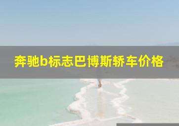 奔驰b标志巴博斯轿车价格