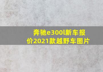 奔驰e300l新车报价2021款越野车图片