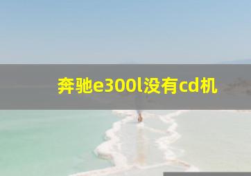 奔驰e300l没有cd机