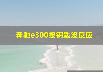 奔驰e300按钥匙没反应