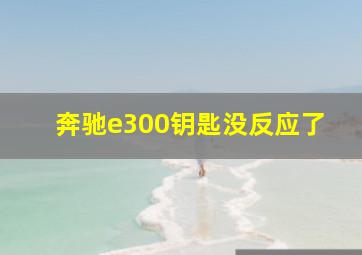 奔驰e300钥匙没反应了