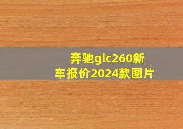 奔驰glc260新车报价2024款图片