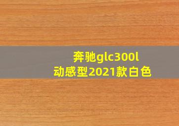 奔驰glc300l动感型2021款白色