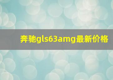 奔驰gls63amg最新价格