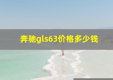 奔驰gls63价格多少钱