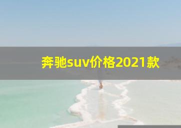 奔驰suv价格2021款