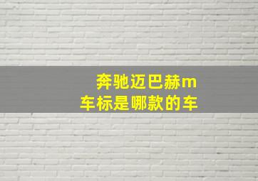 奔驰迈巴赫m车标是哪款的车